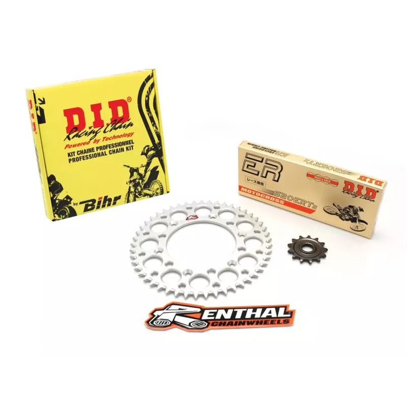 kit chaine DID/RENTHAL 65 SX 12-23, 65 TC 14-23, 65 MC 21-23