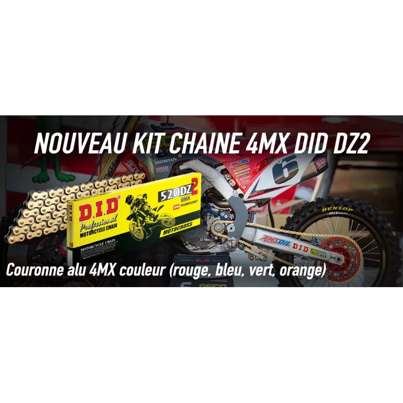 kit chaine 4MX DID DZ2 250 RMZ 13-18 79.00