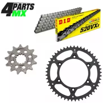 kit chaine 4MX DID VX3 250 YZ 99-25 et 450 YZF 01-25
