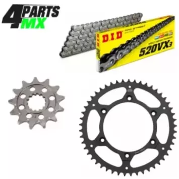 kit chaine 4MX DID VX3 250 YZ 99-25 et 450 YZF 01-25