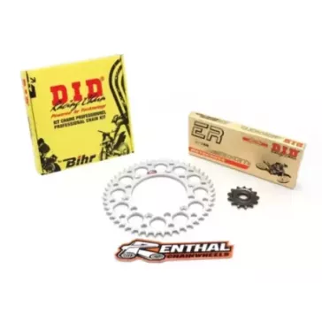 Kit chaîne D.I.D/RENTHAL 520 type ERT3 13/48 YZ125 2007-2021