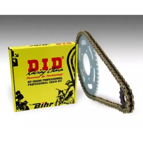 Kit chaîne D.I.D 520 type VX2 13/50 (couronne standard) Yamaha WR450F