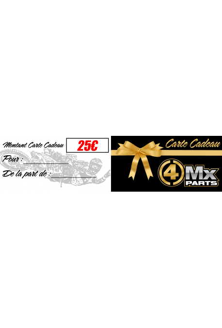 bon cadeau 4MX-PARTS 25€ bon cadeau 4MX-PARTS 25€