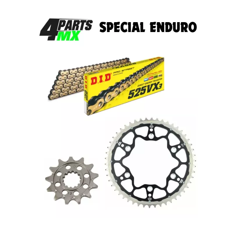 Kit Chaîne 4MX spécial ENDURO - SHERCO 250 à 300 SE-F 2014-2020