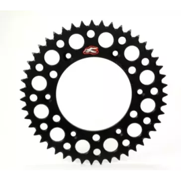 Couronne alu RENTHAL CR/F 2002-2025 noir et BETA RR 2T 13-21