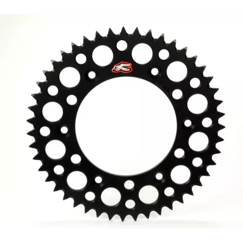 Couronne alu RENTHAL CR/F 2002-2025 noir et BETA RR 2T 13-21
