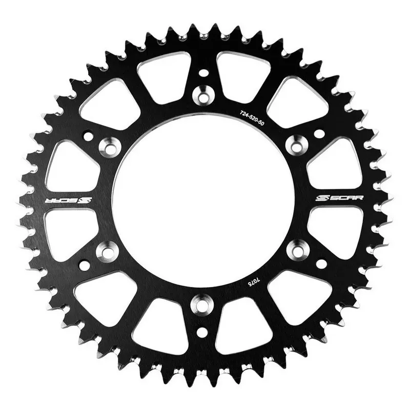 couronne alu SCAR pour CR/F noir