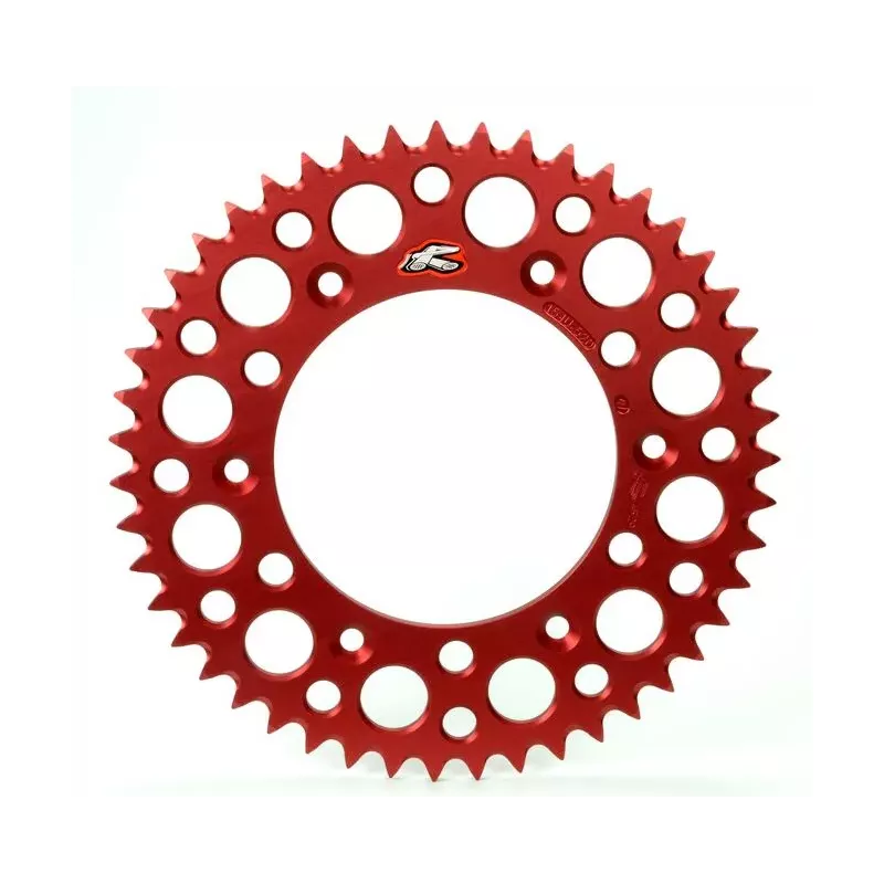 couronne alu renthal rouge