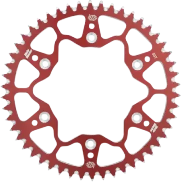 couronne alu MOTOMASTER RACING rouge CR/F