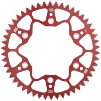 couronne alu MOTOMASTER RACING rouge CR/F