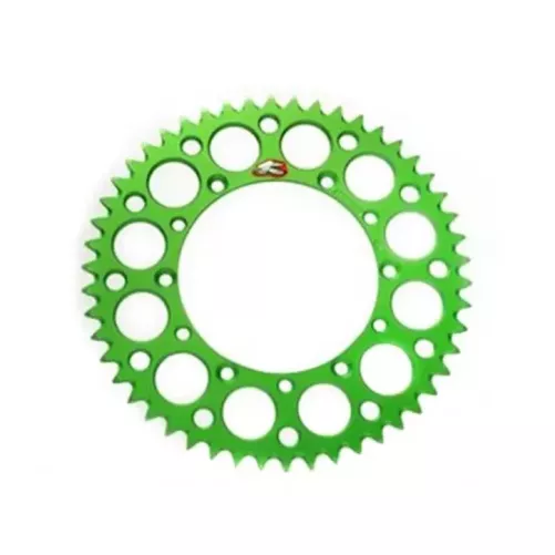 couronne alu RENTHAL 85 KX verte