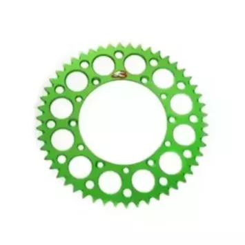 couronne alu RENTHAL 85 KX verte