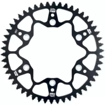 couronne alu MOTOMASTER noir gasgas ec 01-20, beta rr 05-12, hva 90-13, sherco se/f