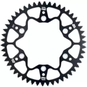 couronne alu MOTOMASTER noir gasgas ec 01-20, beta rr 05-12, hva 90-13, sherco se/f