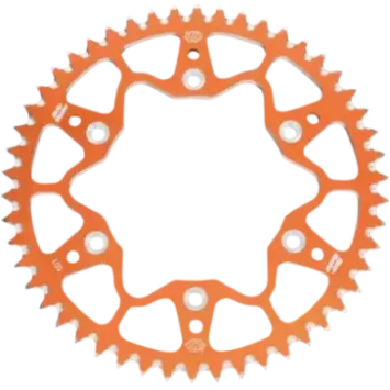 couronne alu MOTOMASTER orange 85 SX 04-22