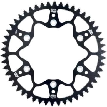 couronne alu MOTOMASTER noire 65 SX, 65 TC, 65 MC