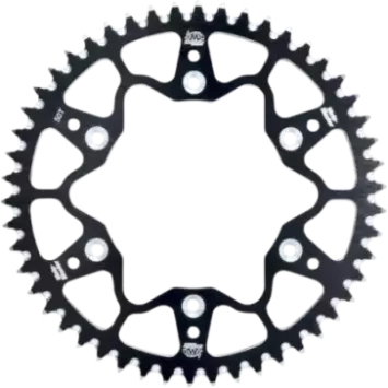 couronne alu MOTOMASTER noire 65 SX, 65 TC, 65 MC