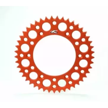 Couronne RENTHAL aluminium orange KTM / HVA / GASGAS