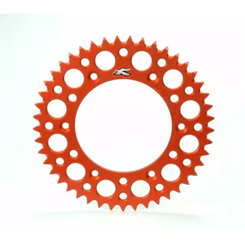 Couronne RENTHAL aluminium orange KTM / HVA / GASGAS
