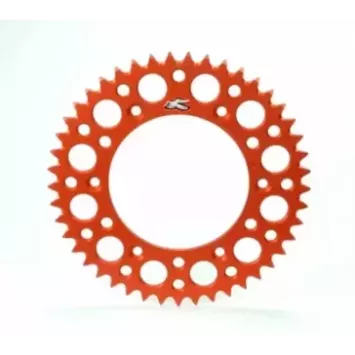 Couronne RENTHAL aluminium orange KTM / HVA / GASGAS