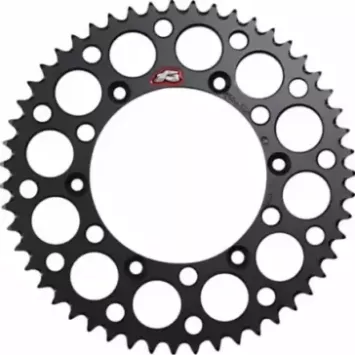 couronne alu RENTHAL noir YZ/F