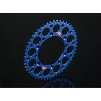 couronne alu RENTHAL bleue 65 YZ 18-19