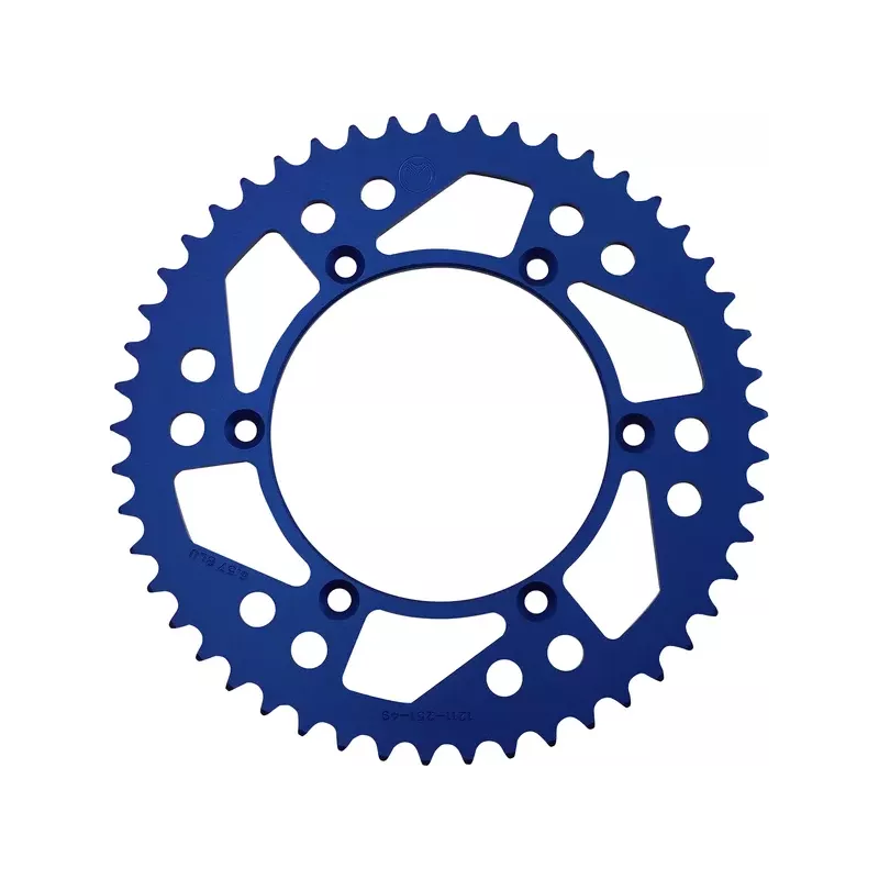 couronne alu MOOSE RACING bleue YZ/F