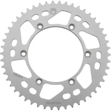 couronne alu MOOSE RACING silver YZ/F