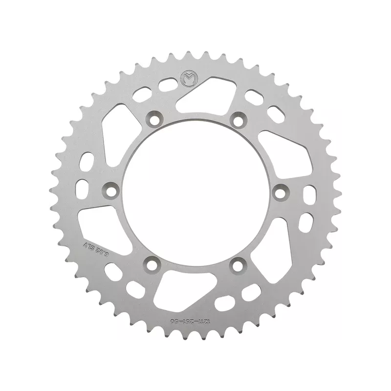 couronne alu MOOSE RACING silver YZ/F