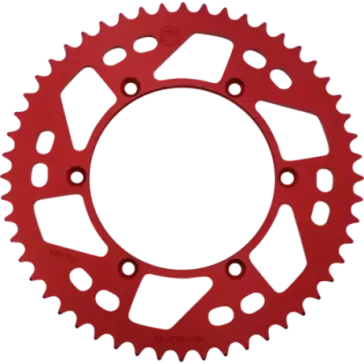 couronne alu MOOSE rouge GASGAS/SHERCO/HVA