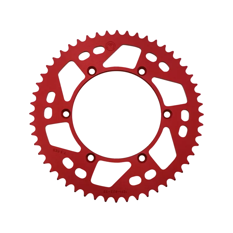 couronne alu MOOSE rouge GASGAS/SHERCO/HVA