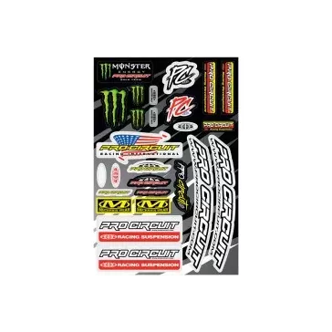 planche sticker PRO CIRCUIT MONSTER