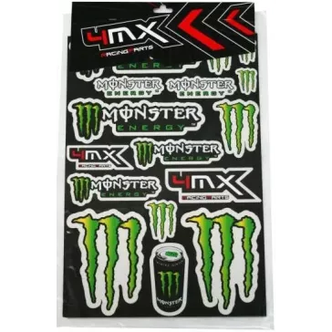 planche stickers MONSTER