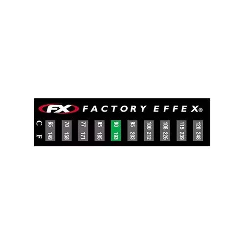 sticker indicateur temperature FX FACTORY