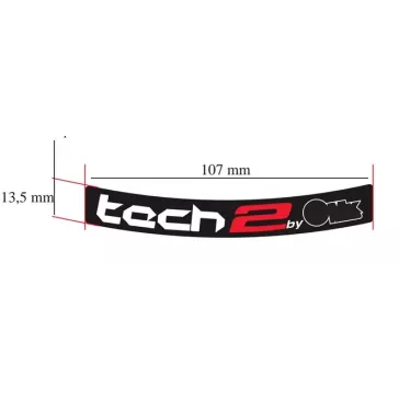 sticker jantes TECH2 by 4mx parts