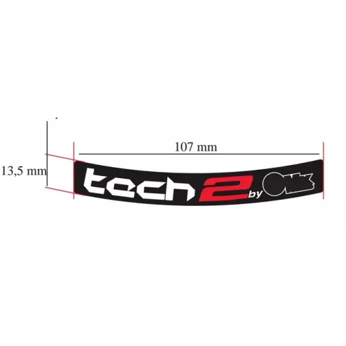 sticker jantes TECH2 by 4mx parts