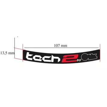 sticker jantes TECH2 by 4mx parts 2.50