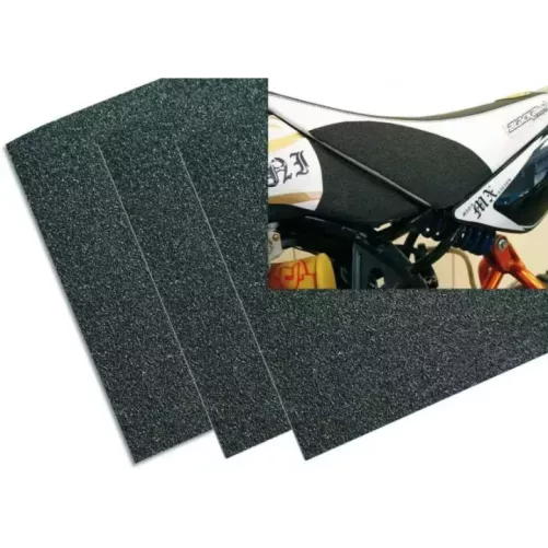 Planches adhésives anti-dérapantes BLACKBIRD Crystall "Grip Very Strong" noir