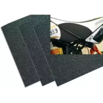 Planches adhésives anti-dérapantes BLACKBIRD Crystall "Grip Very Strong" noir