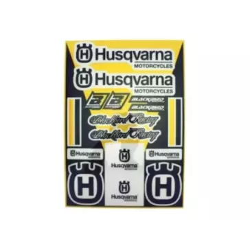 Planche de stickers BLACKBIRD Husqvarna