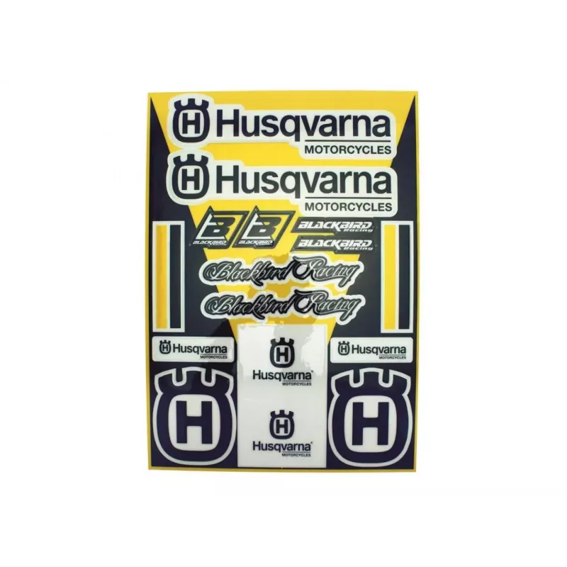 Planche de stickers BLACKBIRD Husqvarna