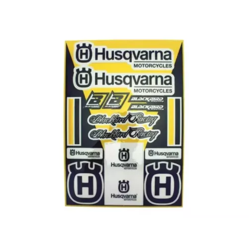 Planche de stickers BLACKBIRD Husqvarna