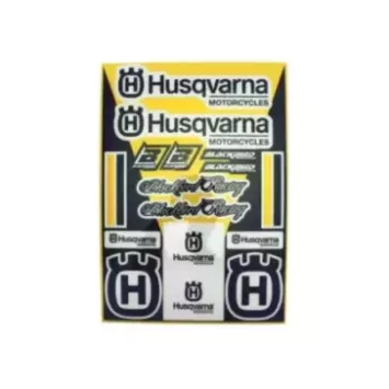 Planche de stickers BLACKBIRD Husqvarna