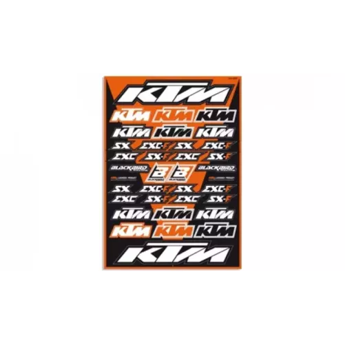 Planche de stickers BLACKBIRD KTM