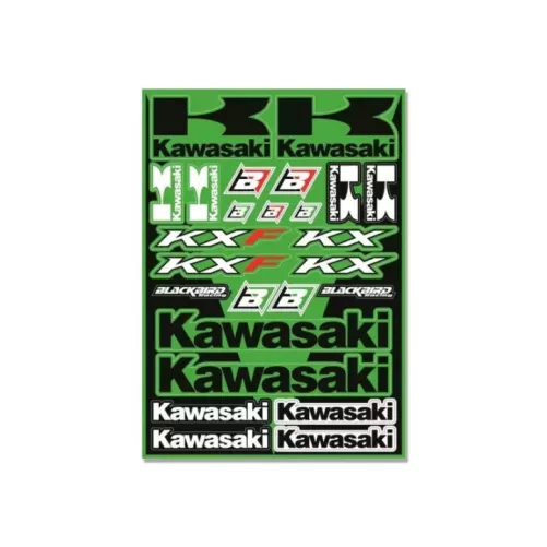 Planche de stickers BLACKBIRD Kawasaki