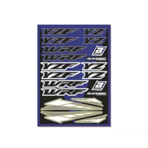 Planche de stickers BLACKBIRD Yamaha
