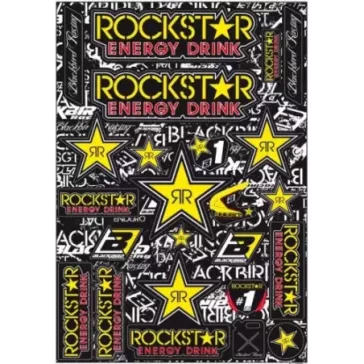 Planche de stickers BLACKBIRD Rockstar Energy