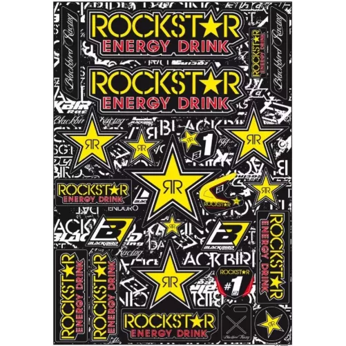 Planche de stickers BLACKBIRD Rockstar Energy