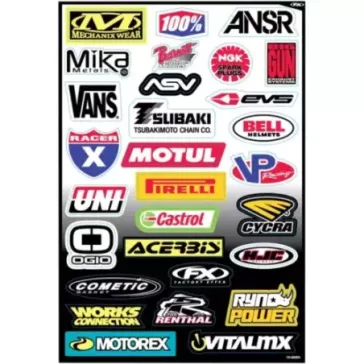 planche adhésive FACTORY EFFEX kit sponsor