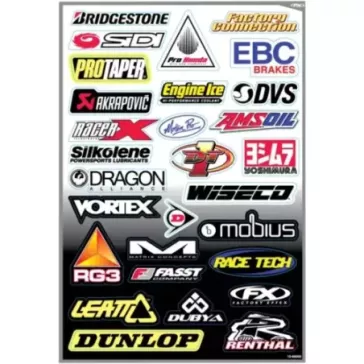 planche adhésive FACTORY EFFEX kit sponsor